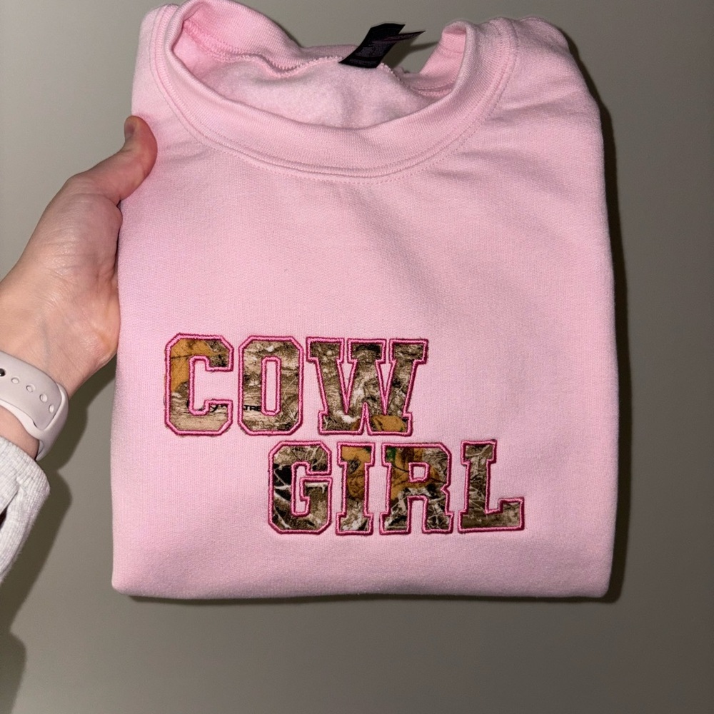 Pink 'Cowgirl' Sweatshirt